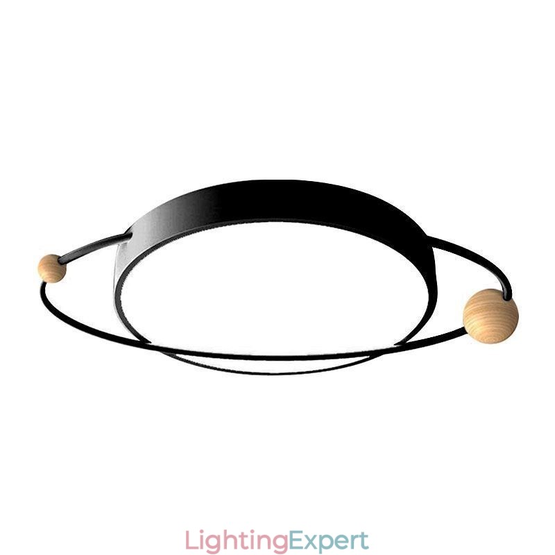 Modern Round Ceiling Light Planet Flush Mount Light Fixture