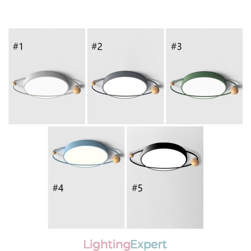 Modern Round Ceiling Light Planet Flush Mount Light Fixture