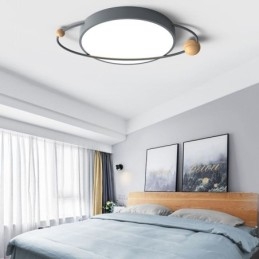 Modern Round Ceiling Light Planet Flush Mount Light Fixture