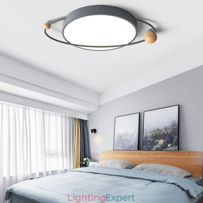 Modern Round Ceiling Light Planet Flush Mount Light Fixture