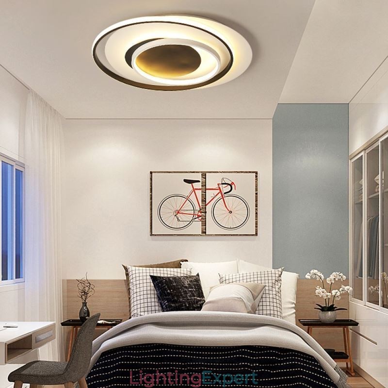 Irregular Round Flush Mount Ceiling Light