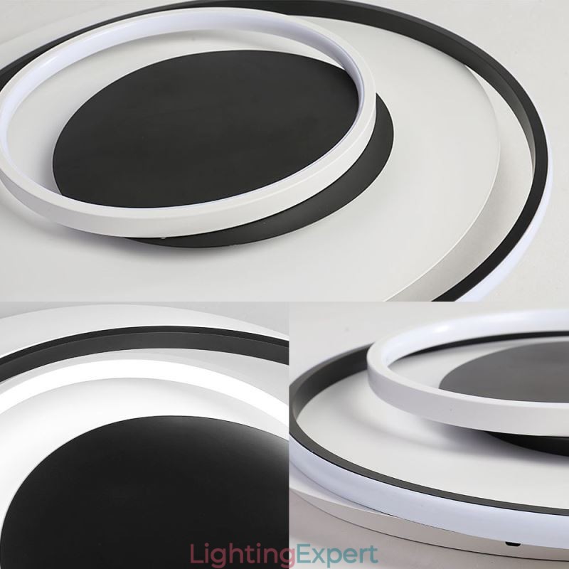 Irregular Round Flush Mount Ceiling Light