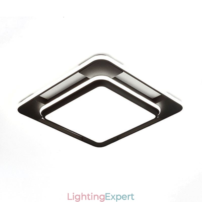 Modern Minimalist Flush Mount Lighting Square Ceiling Light