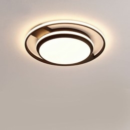 Modern Minimalist Flush Mount Light Fixture Round Ceiling Light