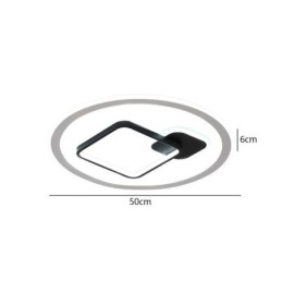 Modern Minimalist Ceiling Lamp Round and Square Flush Mount Light Fixture