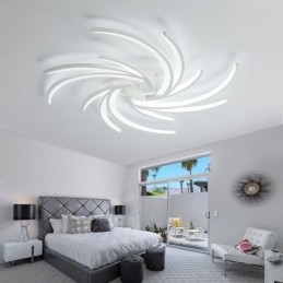 Irregular Linear Flush Mount Ceiling Light Modern Lighting