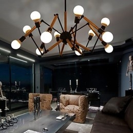 Chandelier Mini Style Modern Contemporary Metal