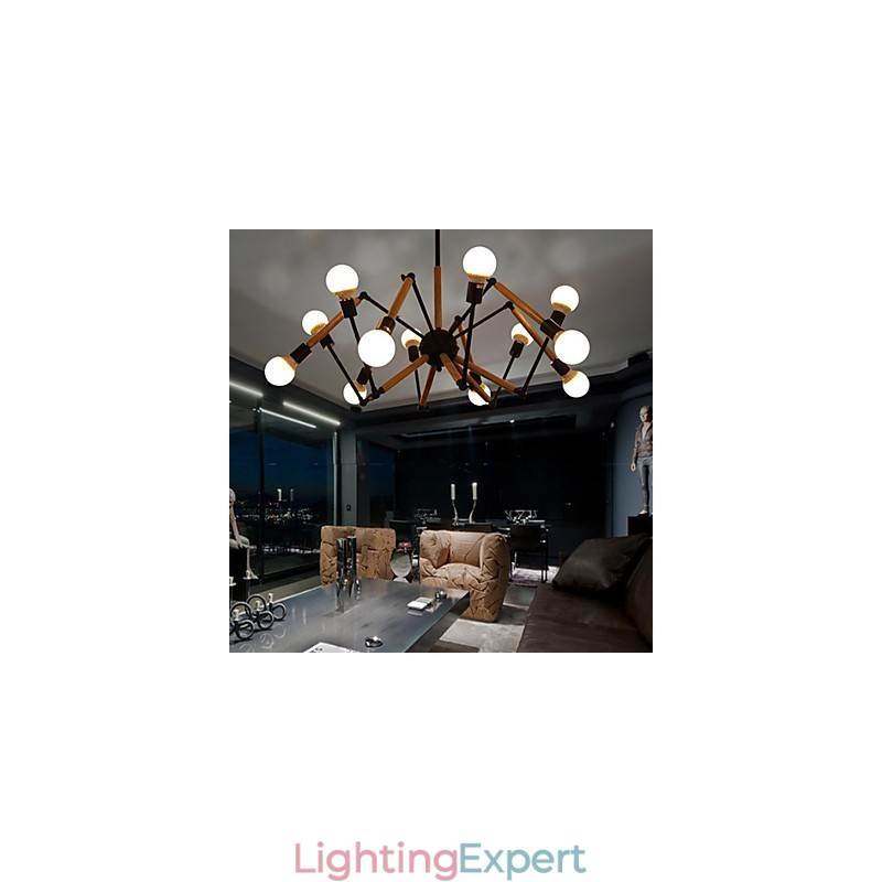 Chandelier Mini Style Modern Contemporary Metal