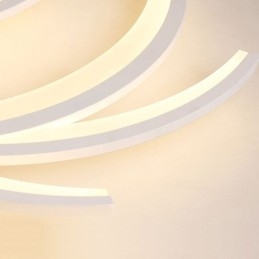 Irregular Linear Flush Mount Ceiling Light Modern Lighting