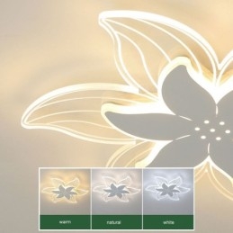Elegant Flower Flush Mount Ceiling Light Unique Decorative Lighting