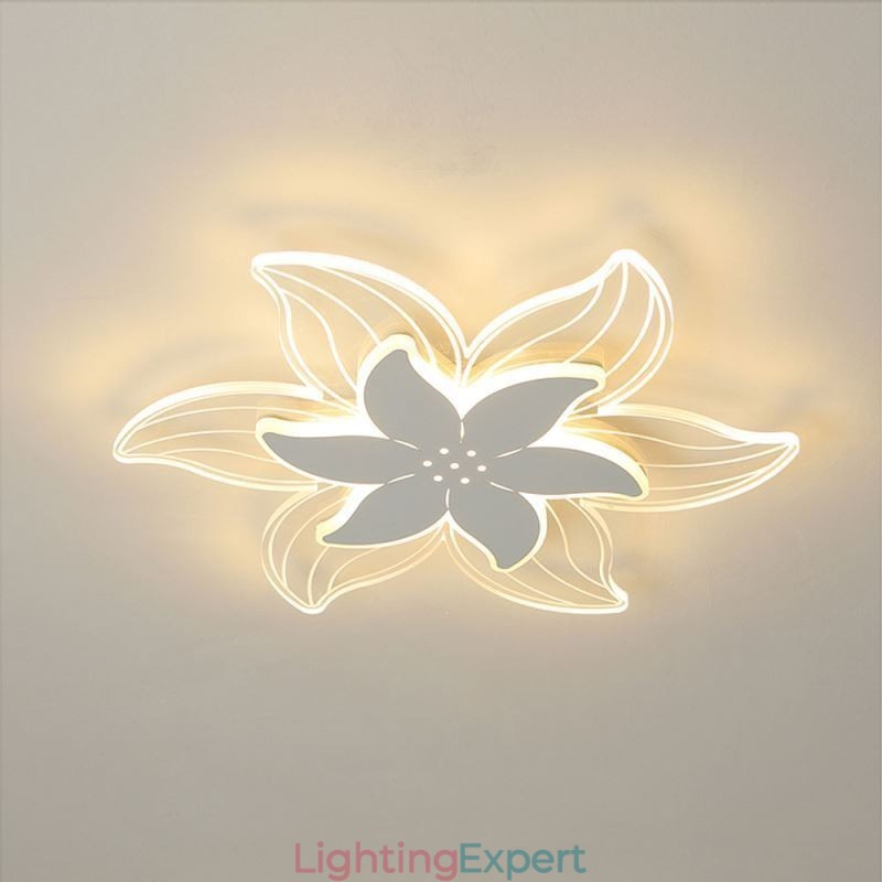 Elegant Flower Flush Mount Ceiling Light Unique Decorative Lighting