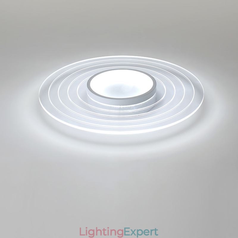 Modern Circular Flush Mount Ceiling Light Minimalist Light Fixture