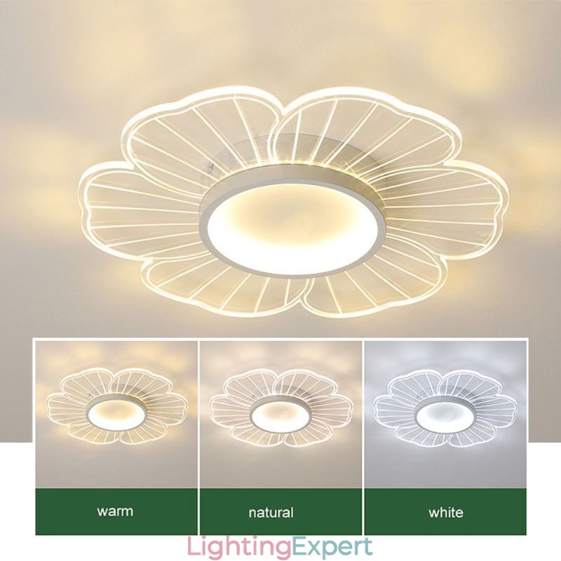 Minimalist Petal Flush Mount Ceiling Light Creative Decoration Lighting