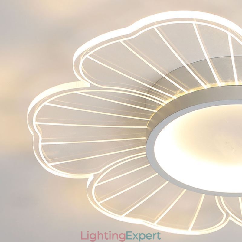 Minimalist Petal Flush Mount Ceiling Light Creative Decoration Lighting