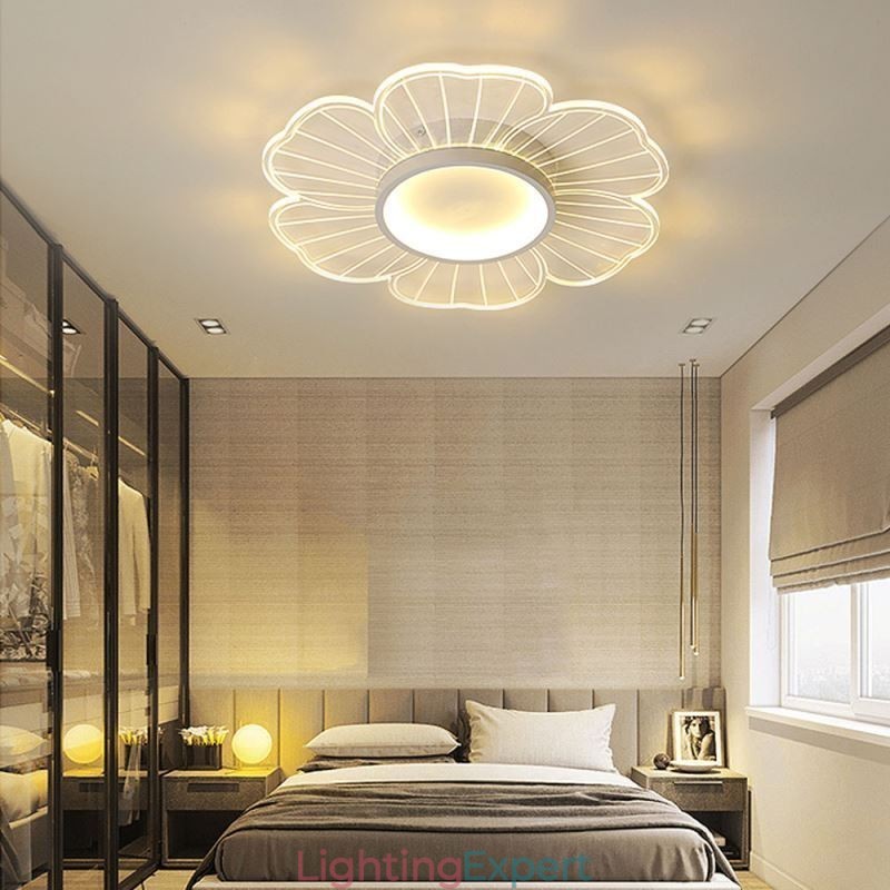 Minimalist Petal Flush Mount Ceiling Light Creative Decoration Lighting
