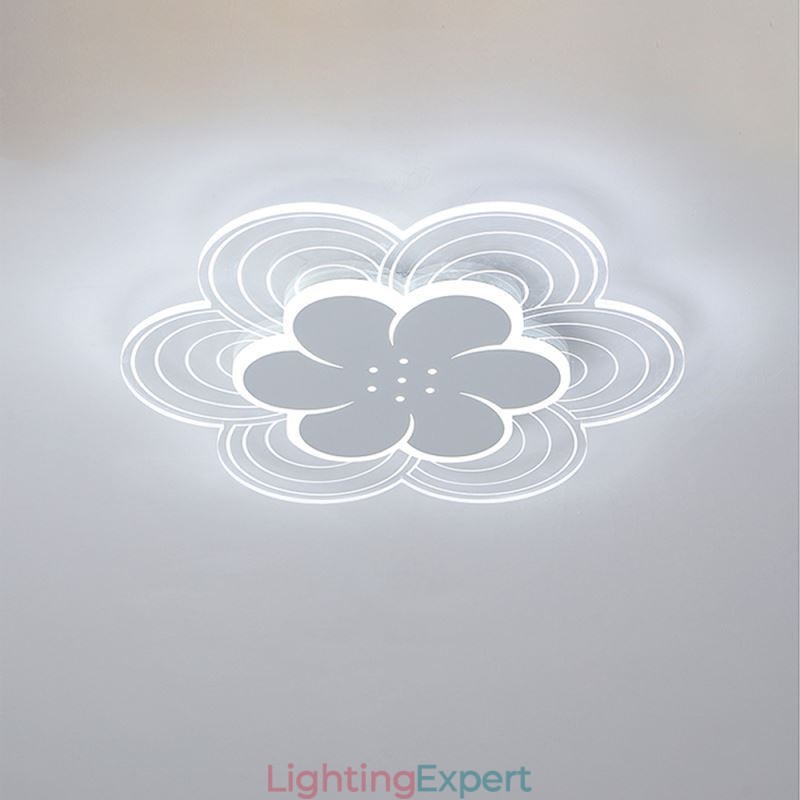 Gorgeous Petal Flush Mount Ceiling Light Minimalist Acrylic Light