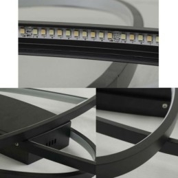 Modern Oval Flush Mount Ceiling Light Acrylic Decorative Light Fixture
