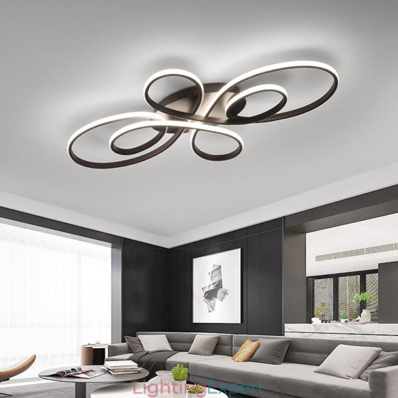 Modern Flush Mount Ceiling Light Flower Design Decorative Lighting