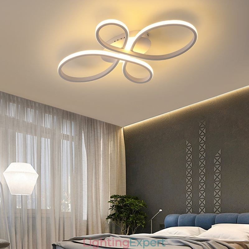Modern Flush Mount Ceiling Light Flower Design Decorative Lighting