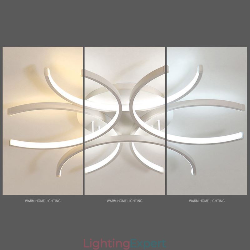 Modern Flush Mount Ceiling Light Silica Gel Decoration Light