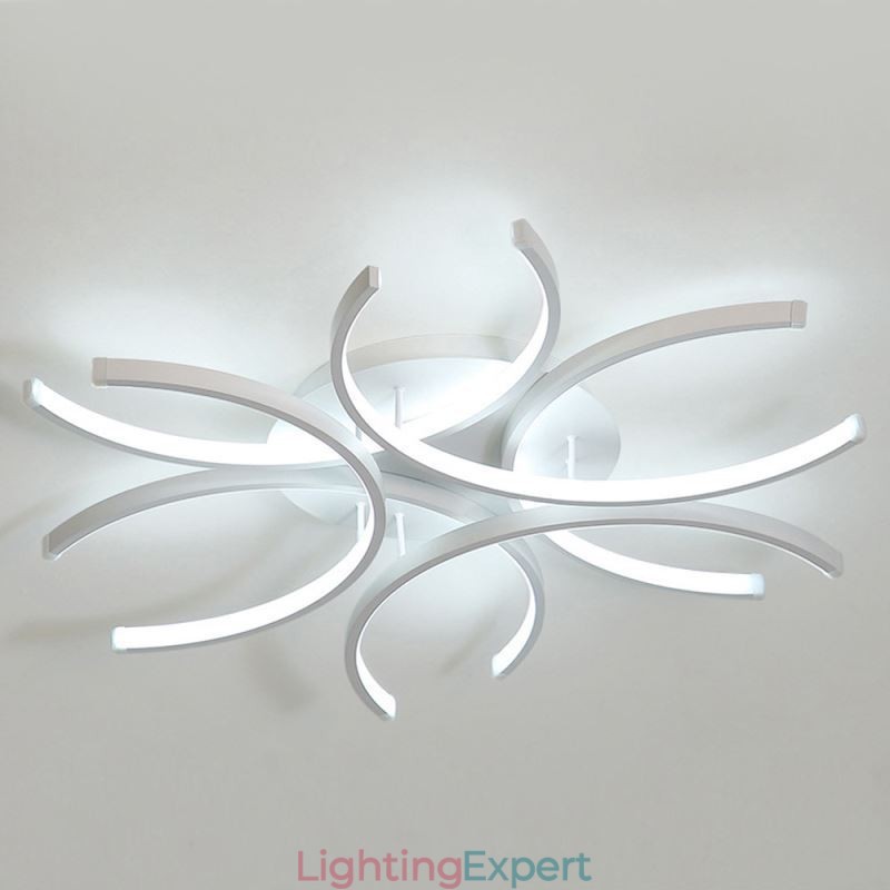 Modern Flush Mount Ceiling Light Silica Gel Decoration Light