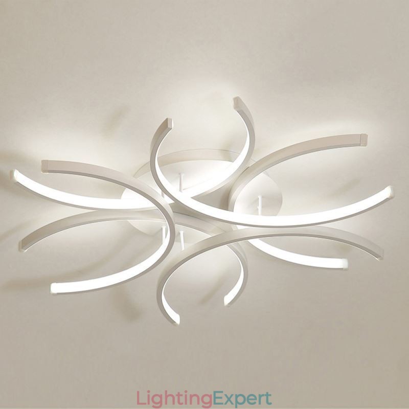 Modern Flush Mount Ceiling Light Silica Gel Decoration Light