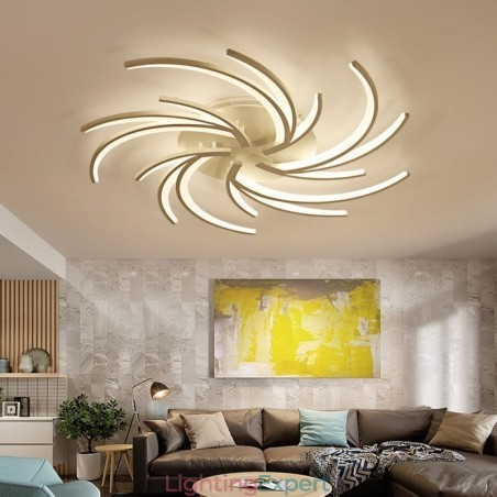 Modern Windmill Flush Mount Ceiling Light Irregular Decoration Lighting Modern Windmill Flush Mount Ceiling Light Irregular Decoration Lighting