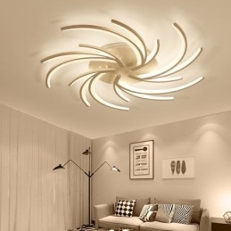 Modern Windmill Flush Mount Ceiling Light Irregular Decoration Lighting