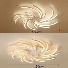 Modern Windmill Flush Mount Ceiling Light Irregular Decoration Lighting