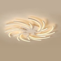 Modern Windmill Flush Mount Ceiling Light Irregular Decoration Lighting