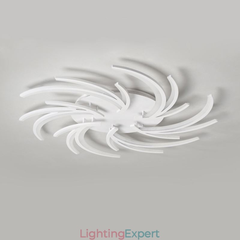 Modern Windmill Flush Mount Ceiling Light Irregular Decoration Lighting