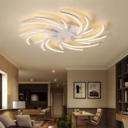 Modern Windmill Flush Mount Ceiling Light Irregular Decoration Lighting