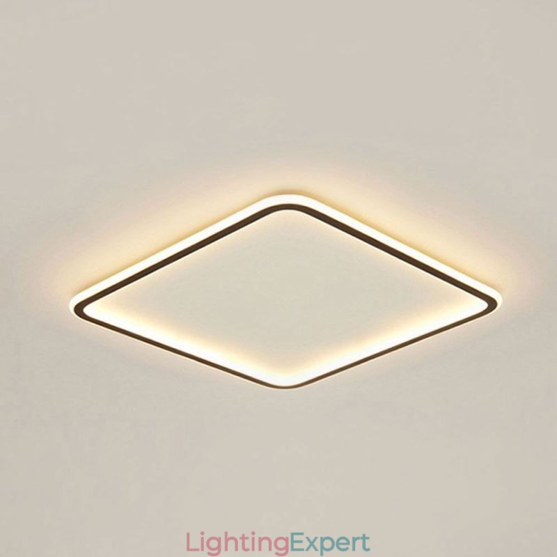 Modern Minimalist Flush Mount Ultra Thin Flush Mount Ceiling Light