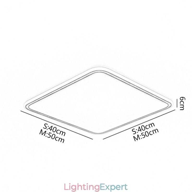Modern Minimalist Flush Mount Ultra Thin Flush Mount Ceiling Light