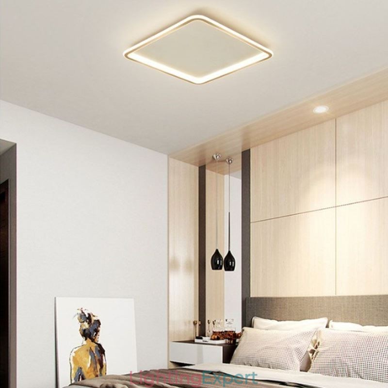 Modern Minimalist Flush Mount Ultra Thin Flush Mount Ceiling Light