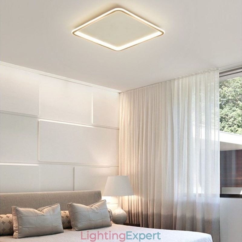 Modern Minimalist Flush Mount Ultra Thin Flush Mount Ceiling Light
