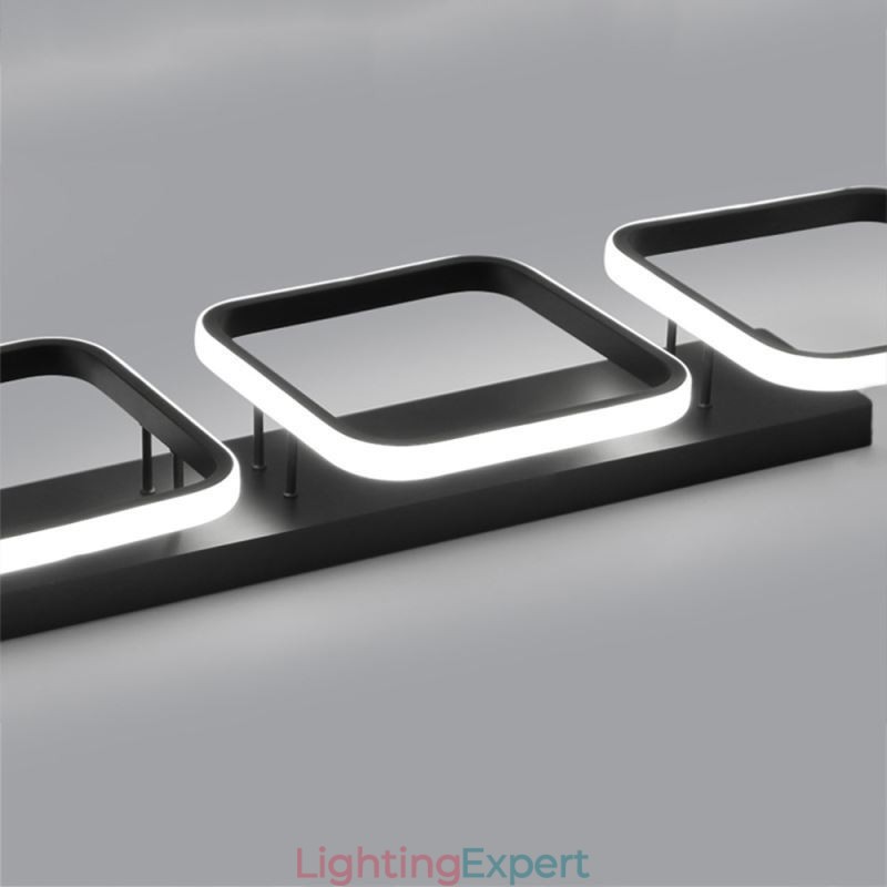 Modern Minimalist Flush Mount Acrylic Square Frame Ceiling Light