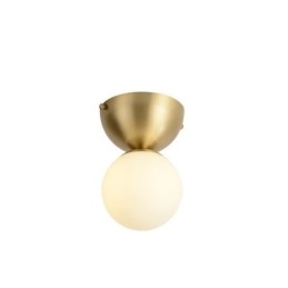 Nordic Brass Mini Flush Mount Ceiling Light Foyer Lighting
