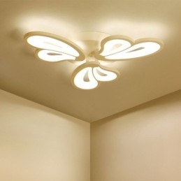 Modern Simple Flush Mount Acrylic Petal Shape Ceiling Light