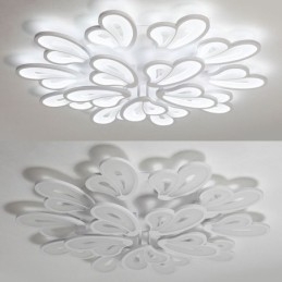 Modern Simple Flush Mount Acrylic Petal Shape Ceiling Light
