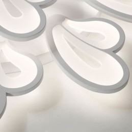 Modern Simple Flush Mount Acrylic Petal Shape Ceiling Light