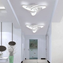 Modern Simple Flush Mount Acrylic Windmill Ceiling Light