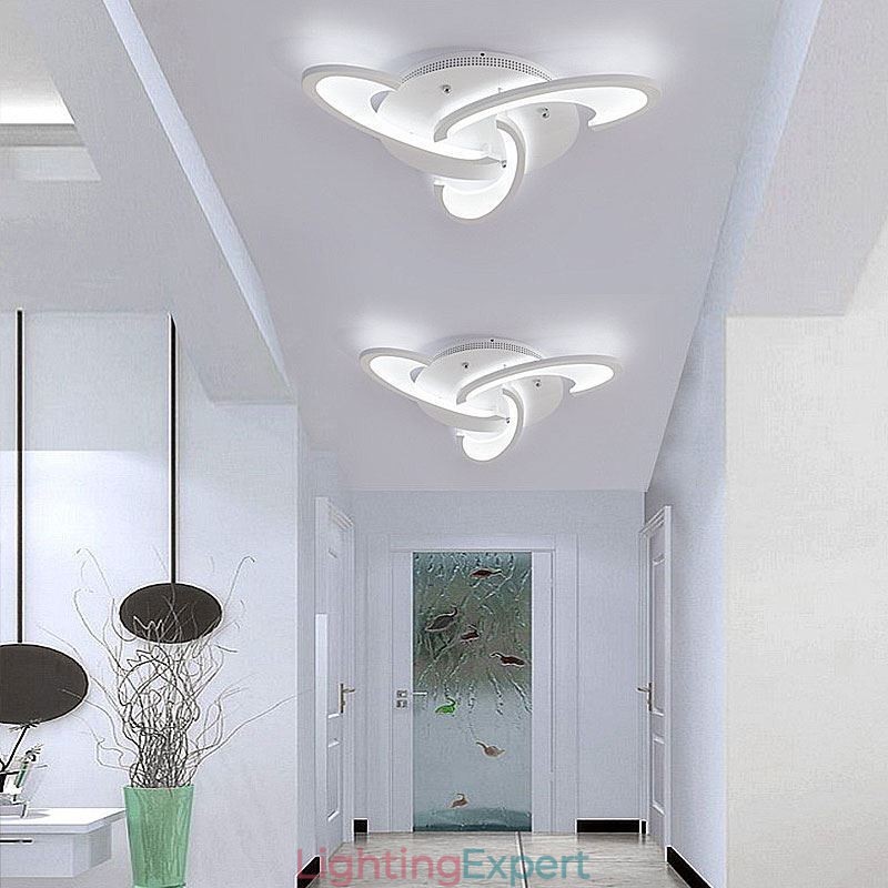 Modern Simple Flush Mount Acrylic Windmill Ceiling Light