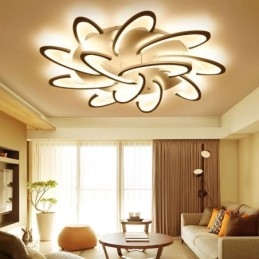 Modern Simple Flush Mount Acrylic Windmill Ceiling Light