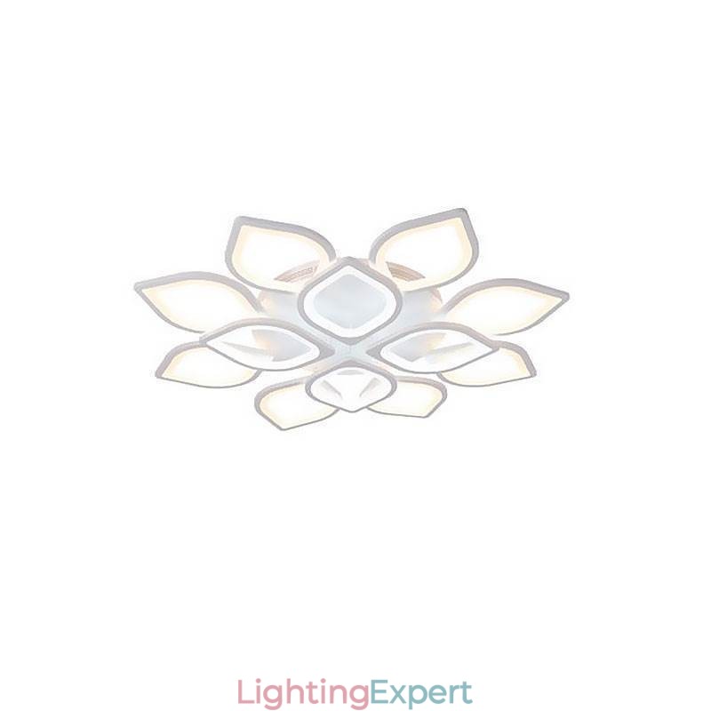 Modern Simple Flush Mount Acrylic Petal Ceiling Light