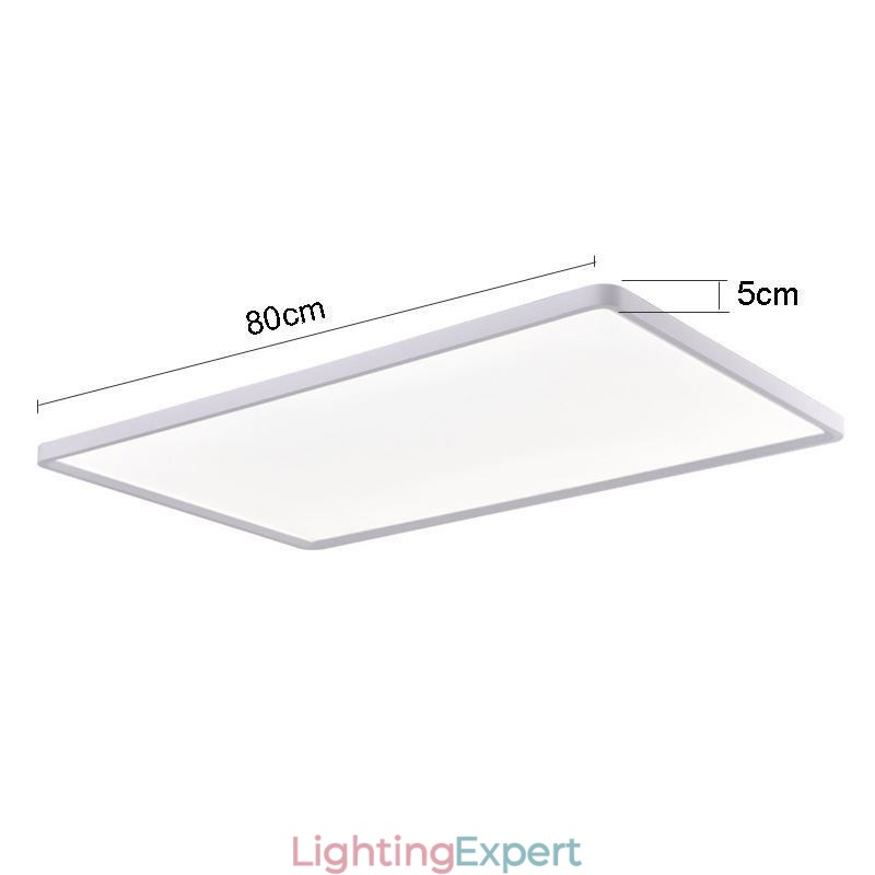 Nordic Panel Light Flush Mount Super Thin Lamp White Ceiling Light