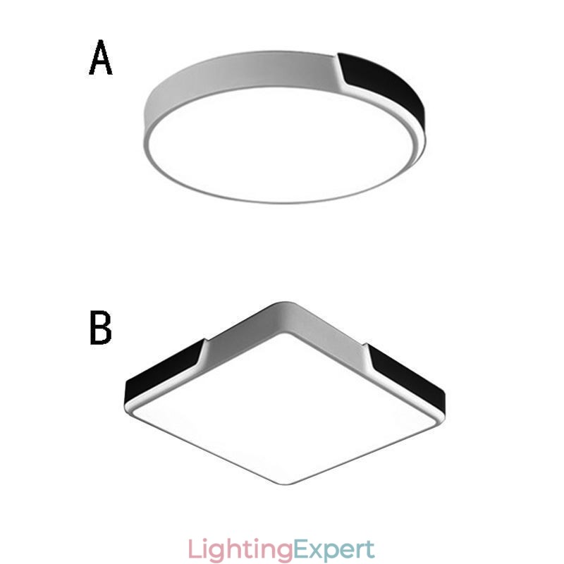 Modern Simple Flush Mount Circular Ceiling Light