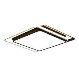 Modern Simple Flush Mount Geometric Ceiling Light Square Frame Lamp Light