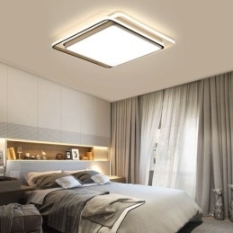 Modern Simple Flush Mount Geometric Ceiling Light Square Frame Lamp Light