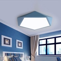 Modern Flush Mount Diamond Design Ceiling Light Ultra Thin Home Lighting Light